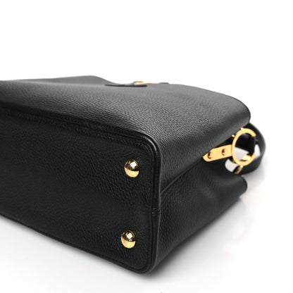 Louis Vuitton Taurillon Capucines PM Black 8 of 8