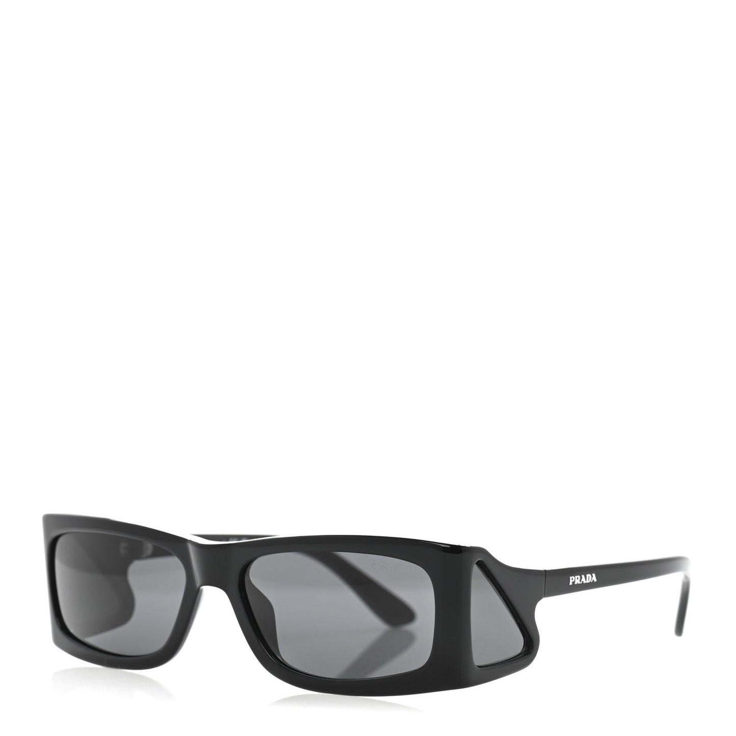 Acetate Rectangular Sunglasses SPR B03 Black