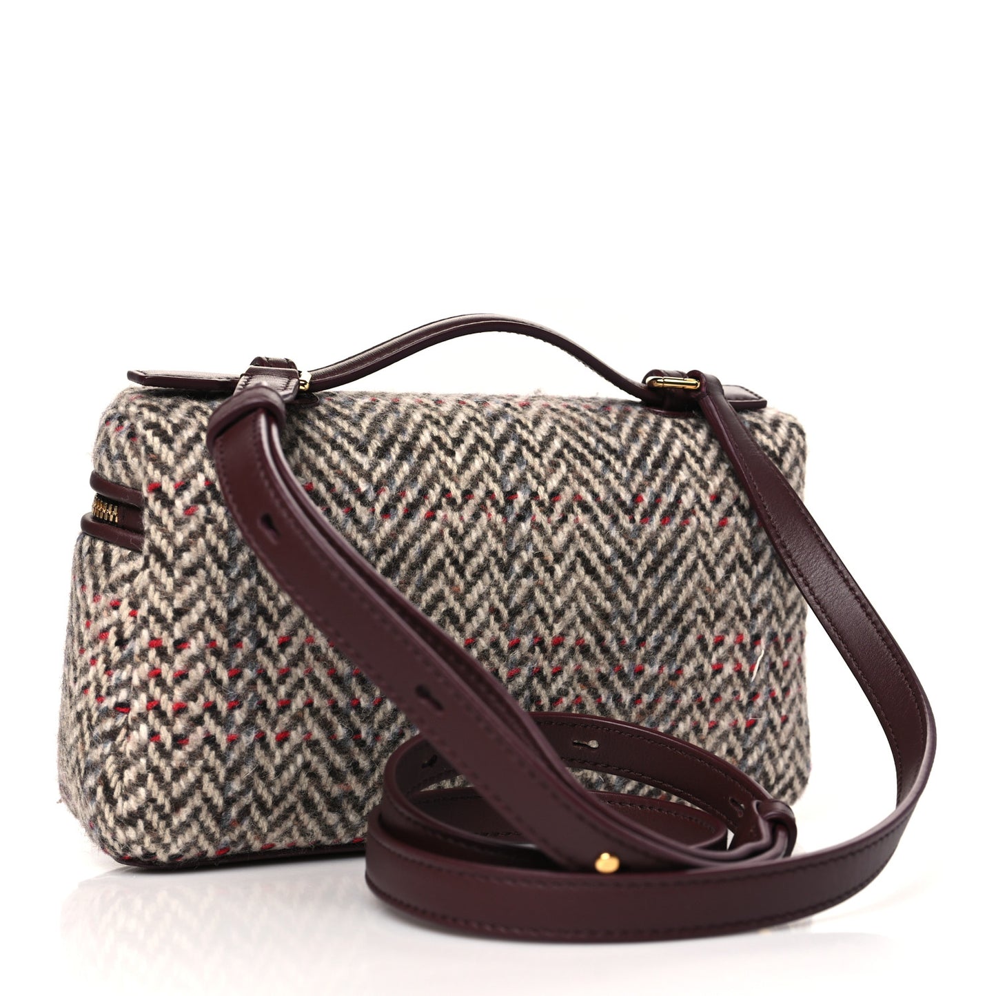 Cashmere Virgin Wool Extra Bag L19 Oxblood