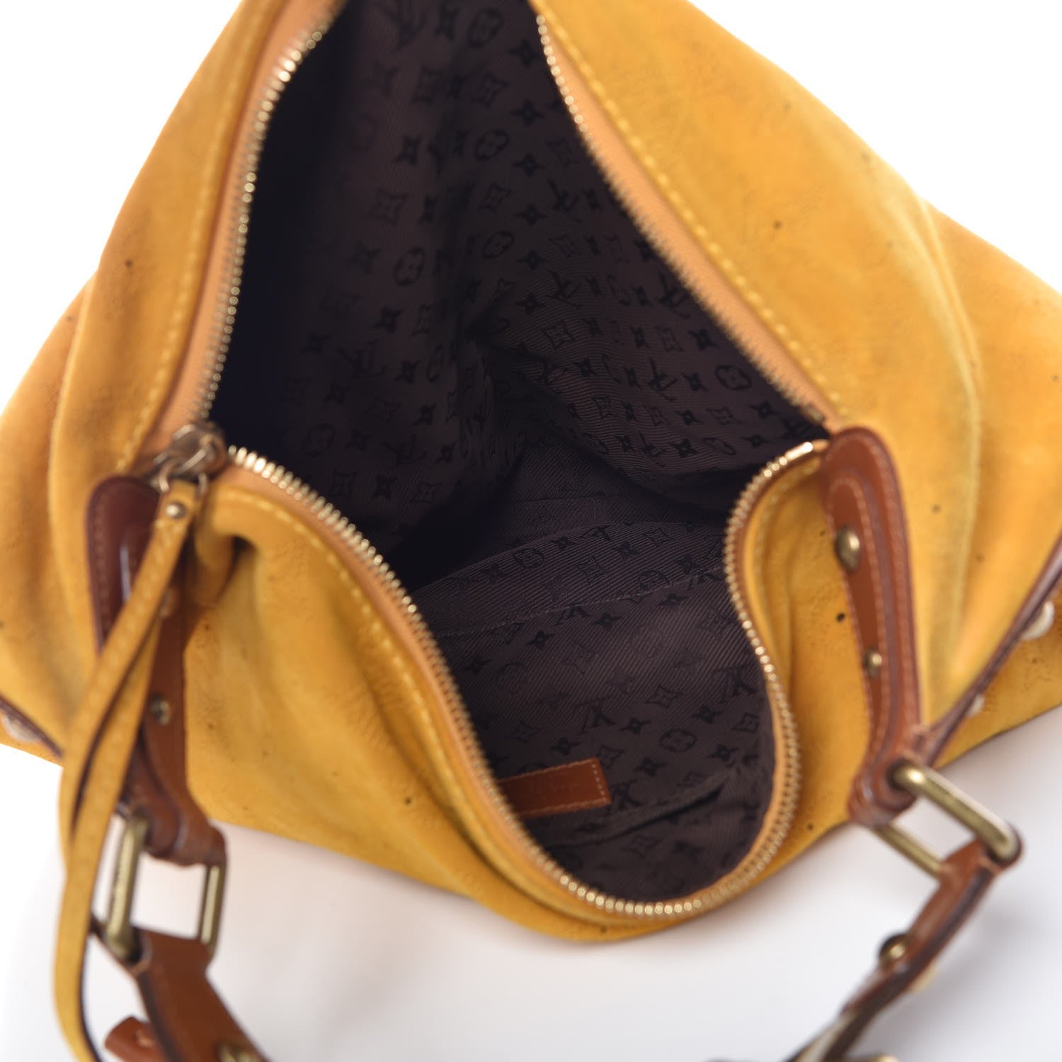 Louis Vuitton Suede Mahina Onatah GM Maize 5 of 10
