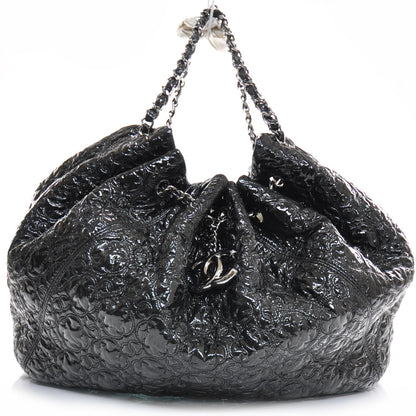 Chanel Vinyl Rock in Moscou Large Tote Black 1 of 10