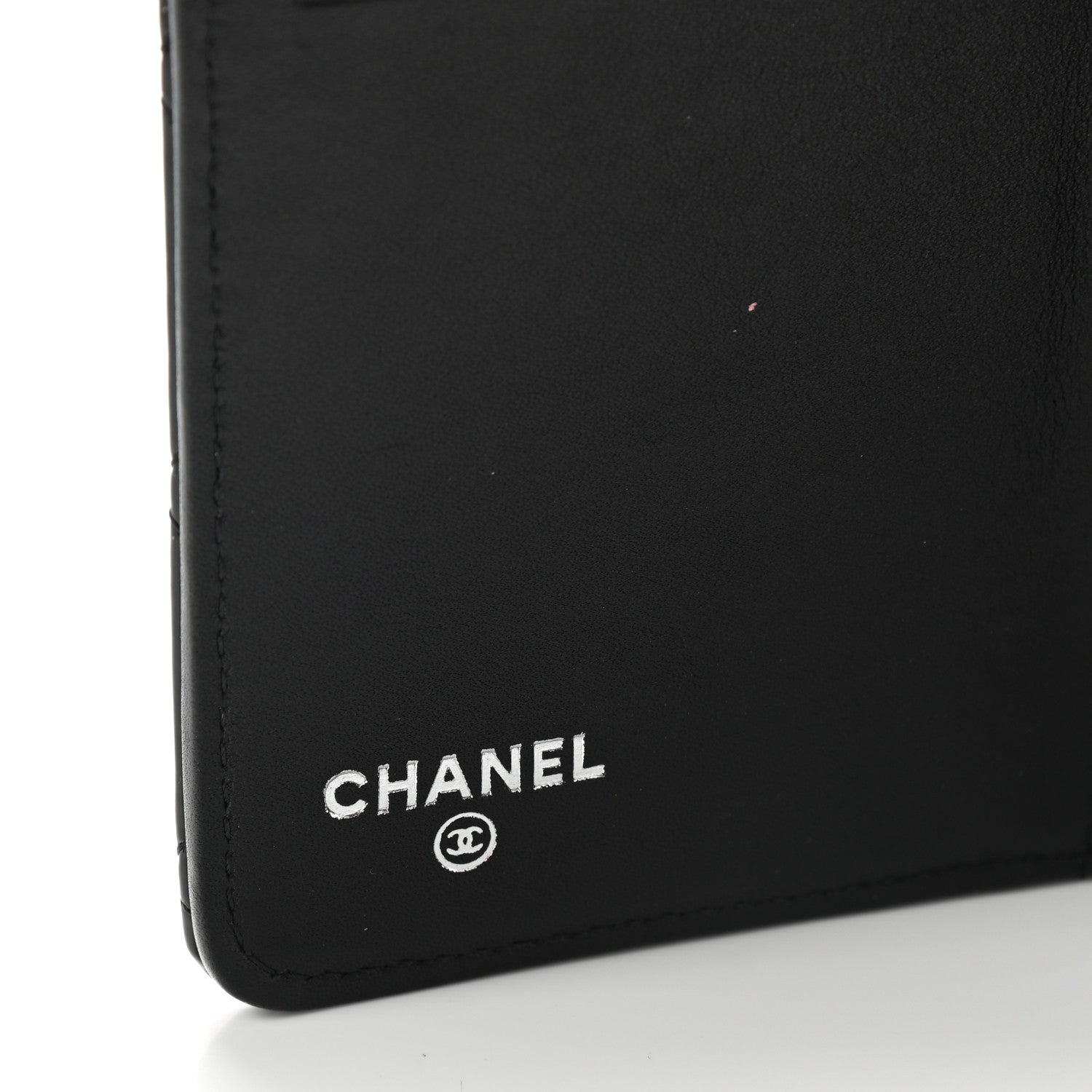 Chanel Patent Quilted Zip Pocket Wallet Black 6 of 8