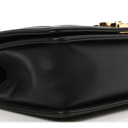 Chanel Calfskin Chevron Quilted Medium Boy Flap Black 8 of 9
