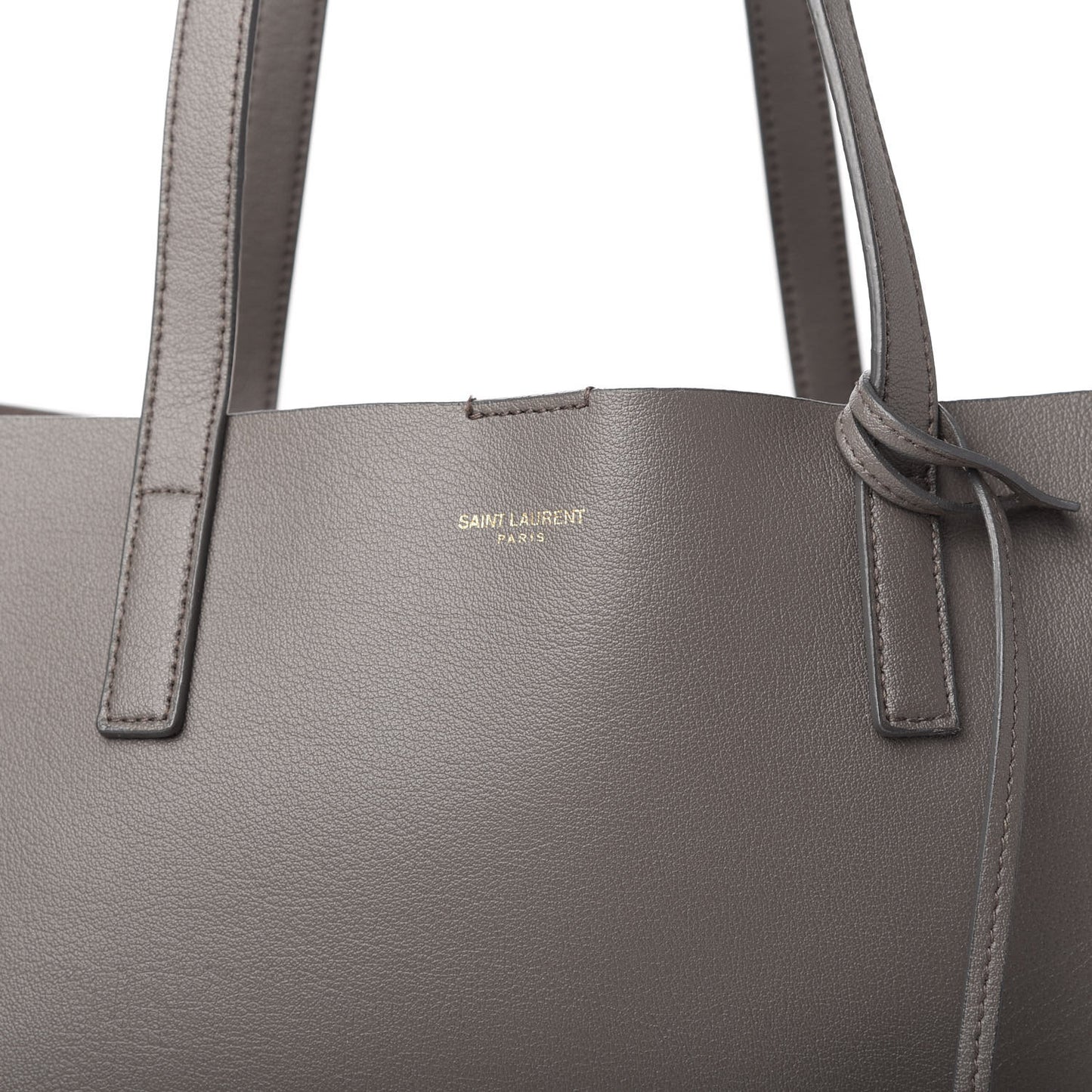 Calfskin Large Shopping Tote Earth