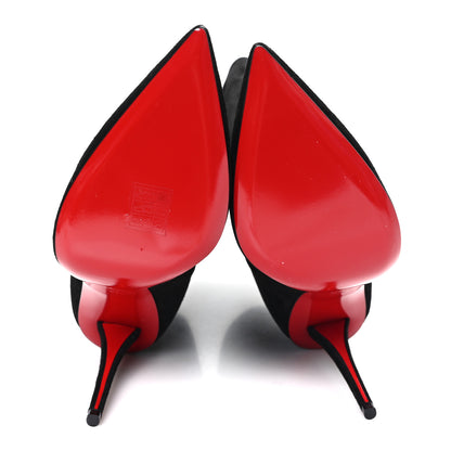 Christian Louboutin Veau Velours Astrilarge 100 Booties 41 Black 6 of 9