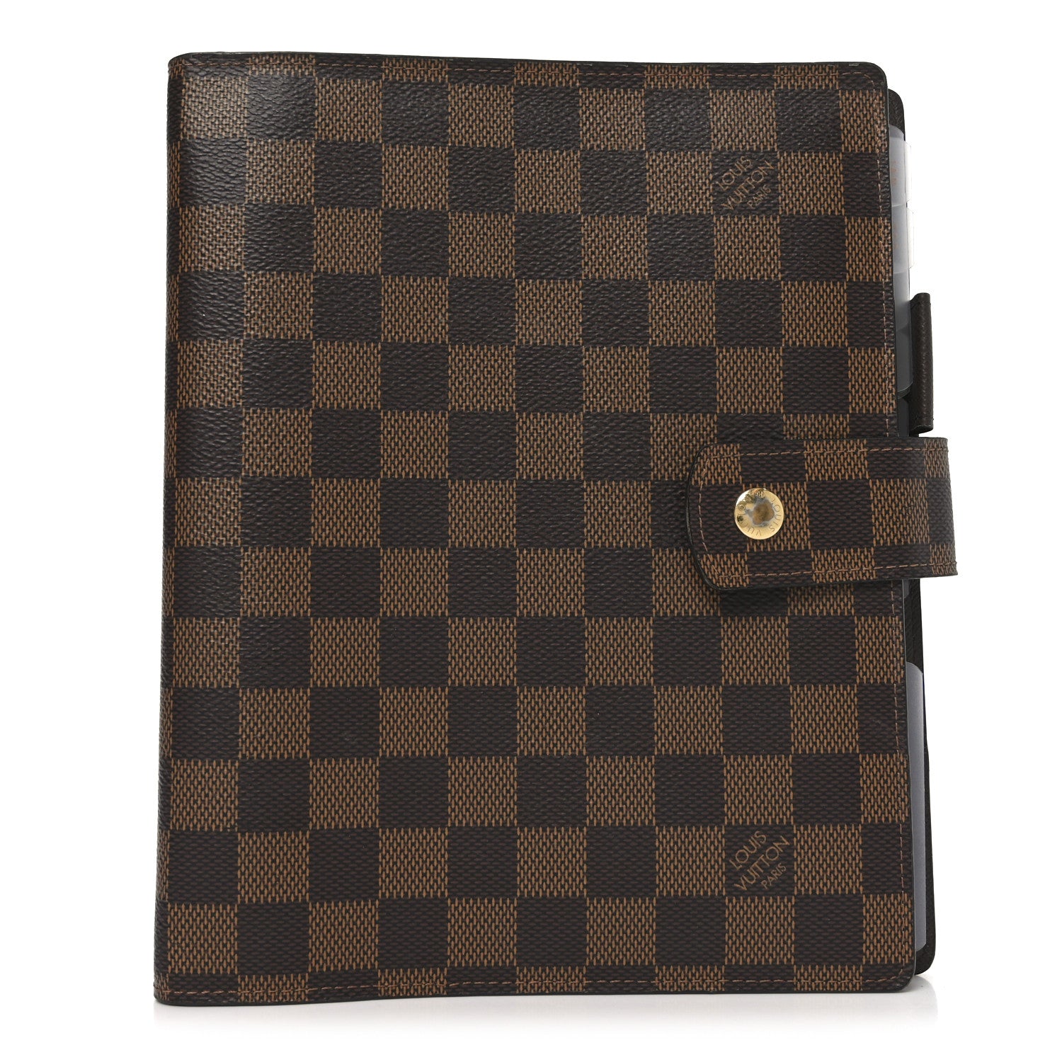 Louis Vuitton Damier Ebene Large Ring Agenda Cover 2 of 12