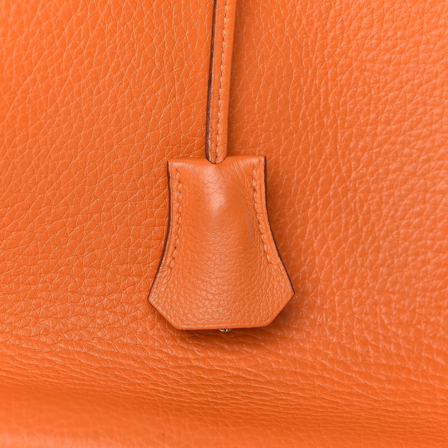 Taurillon Clemence Birkin 40 Orange