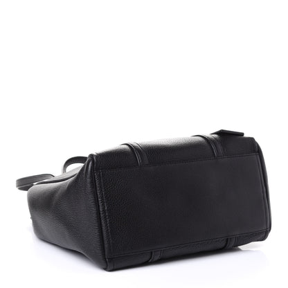 Marc Jacobs Grained Calfskin The Tag Tote Black 3 of 4