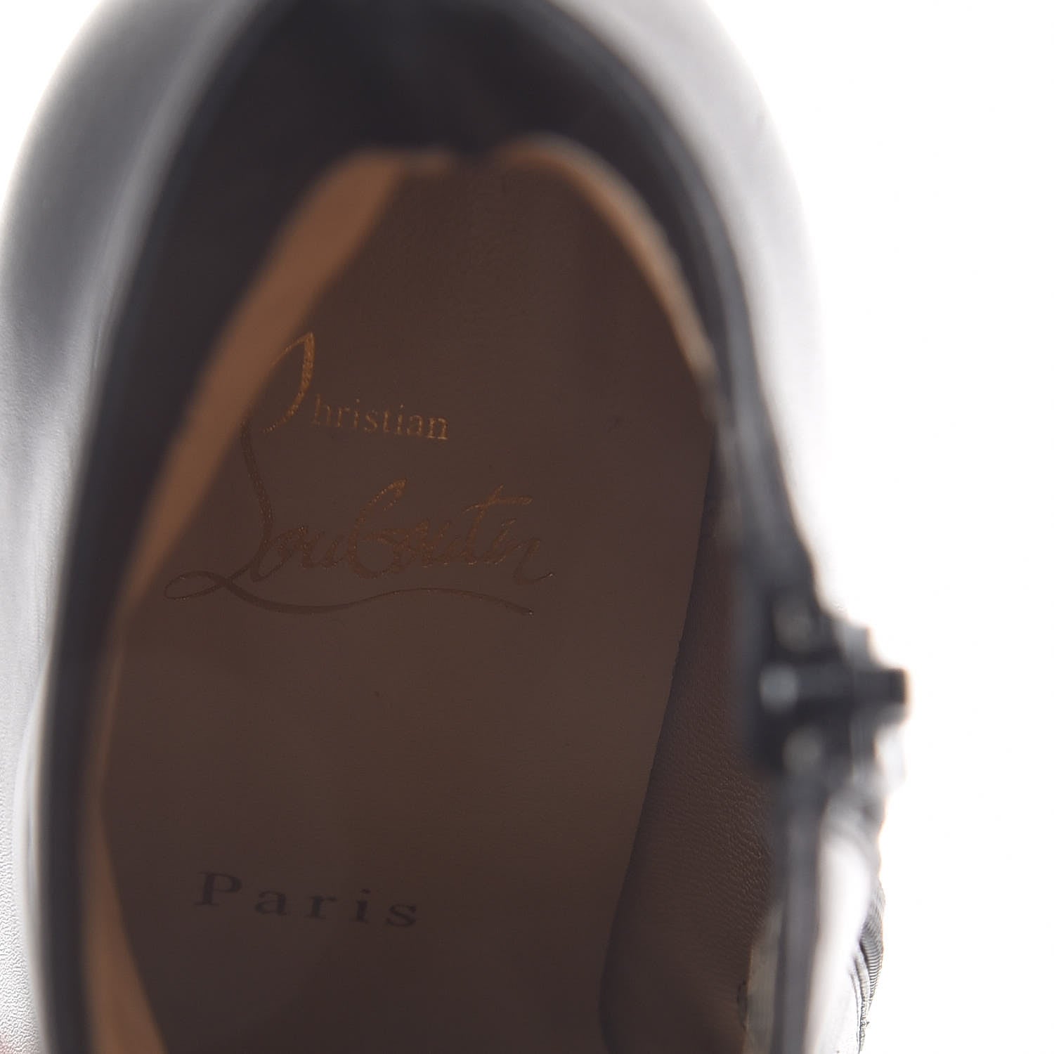 Christian Louboutin Calfskin Calamijane Booty 100 Ankle Boots 40.5 Black 7 of 12