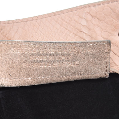 Balenciaga Python Papier A5 Zip Around Tote Old Rose 7 of 22