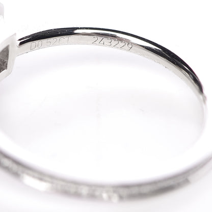 Harry Winston Platinum Diamond Belle Round Brilliant Micropave Ring 48 4.5 4 of 7