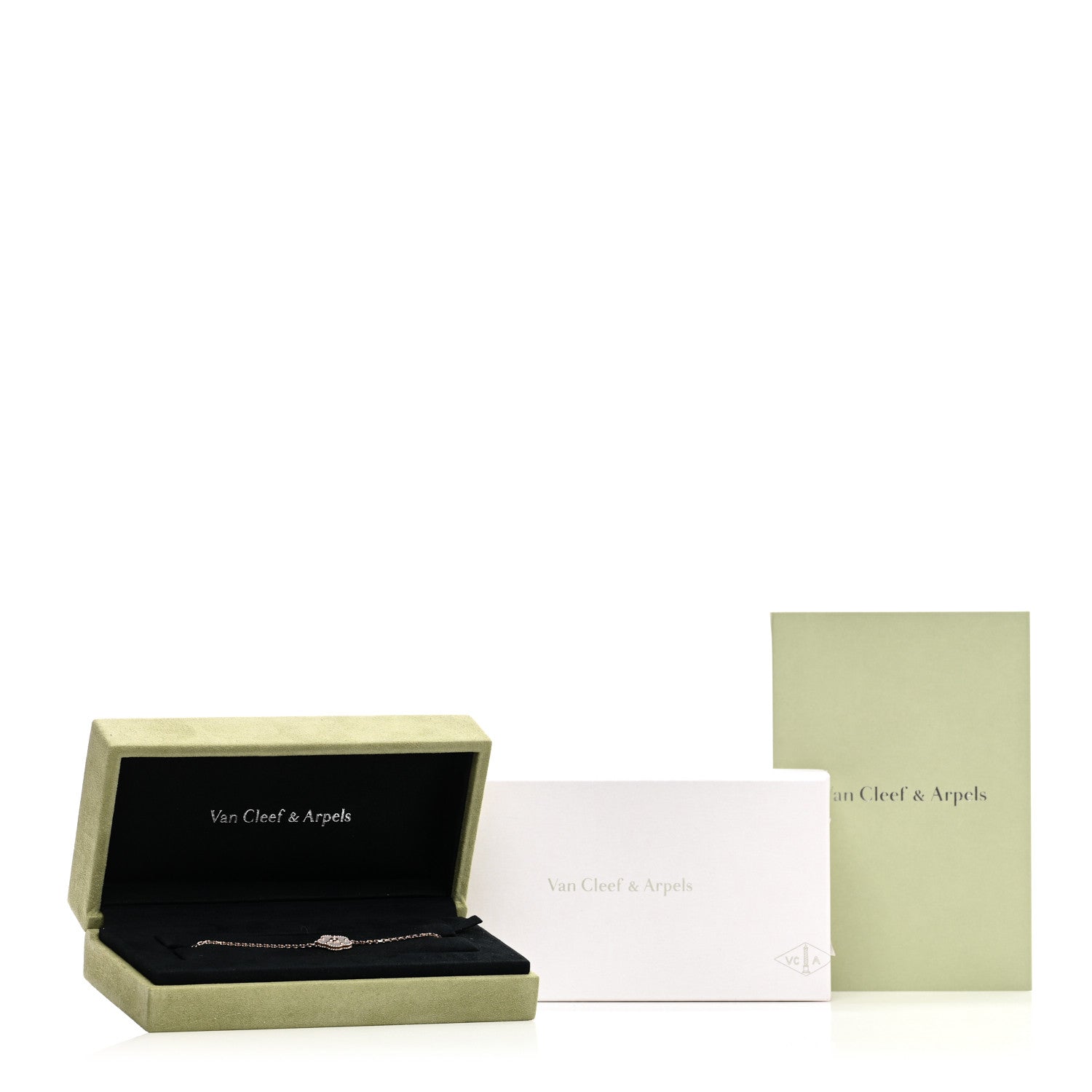 Van Cleef & Arpels 18K Rose Gold Mother of Pearl Lucky Spring Plum Blossom Bracelet 4 of 4
