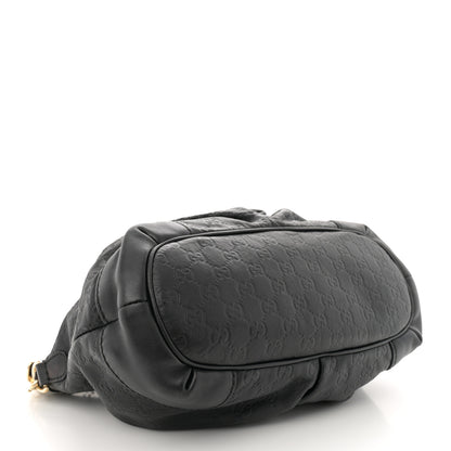 Gucci Guccissima Medium Sukey Top Handle Bag Black 4 of 12