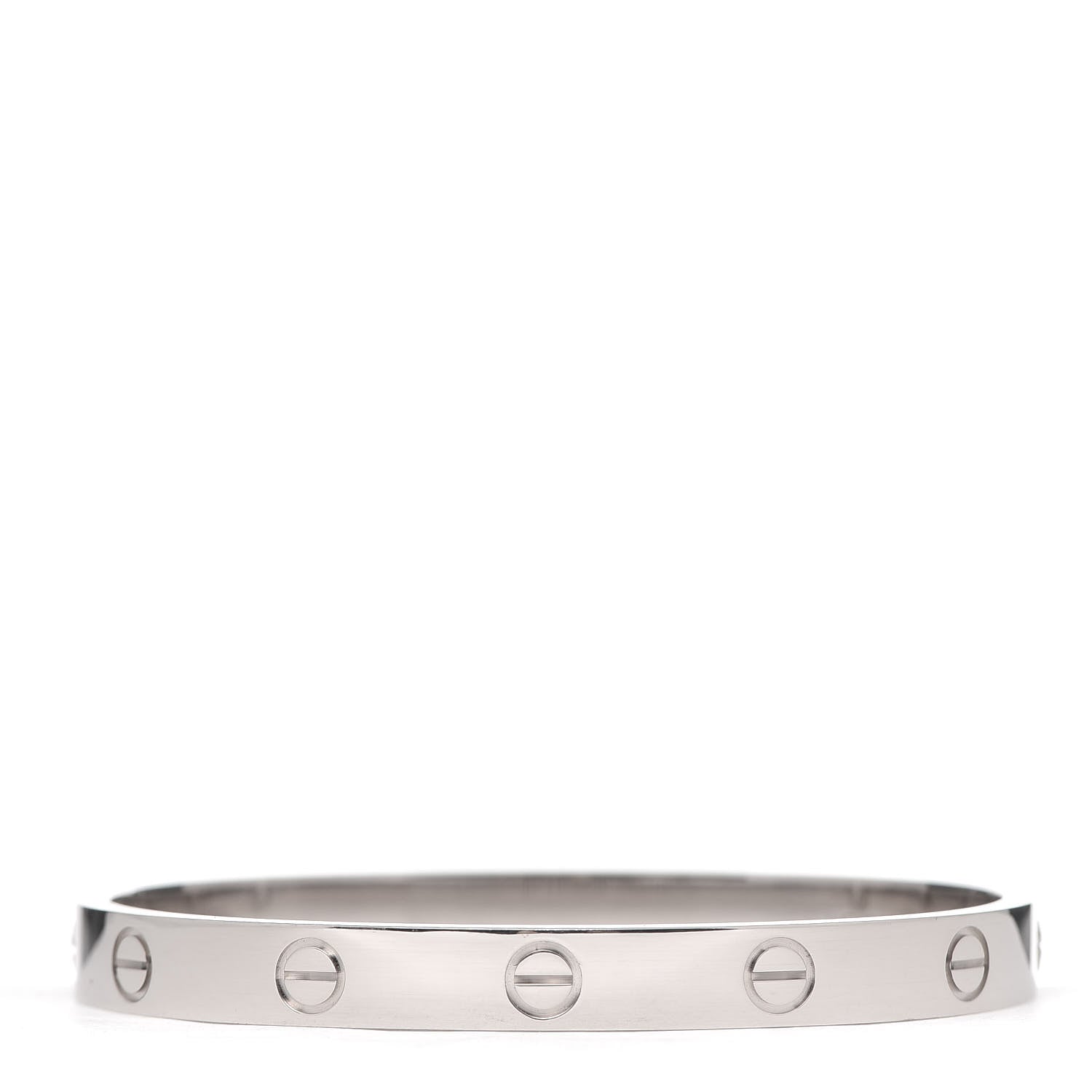 Cartier 18K White Gold LOVE Bracelet 16 3 of 8