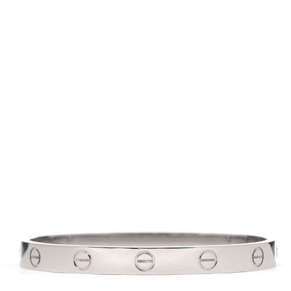 Cartier 18K White Gold LOVE Bracelet 16 3 of 8