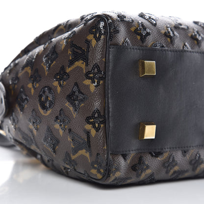 Louis Vuitton Monogram Sequins Eclipse Speedy 28 Black 9 of 12