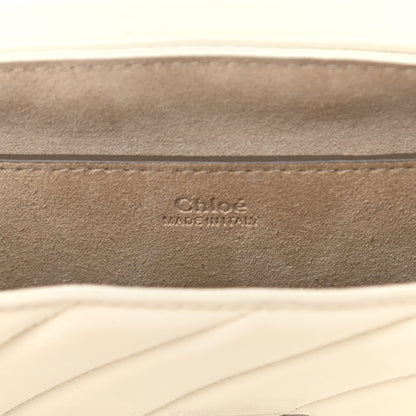 Chloe Calfskin Quilted Mini Drew Bijou Shoulder Bag Natural White 6 of 17