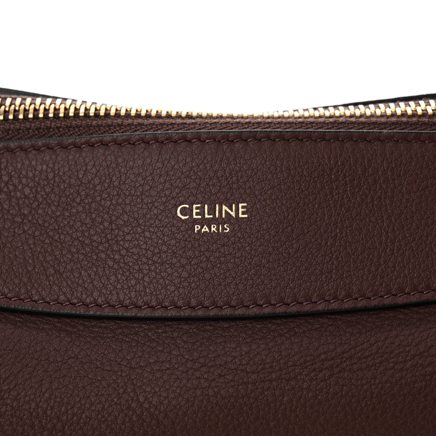 Celine Supple Calfskin Medium Romy Shoulder Bag Hickory 6 of 10
