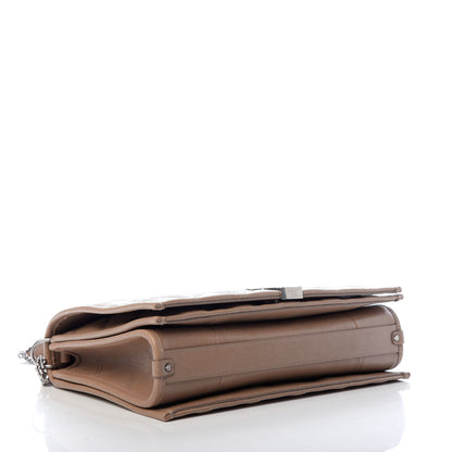 Saint Laurent Lambskin Quilted Small Becky Chain Bag Gold Sand 4 of 9