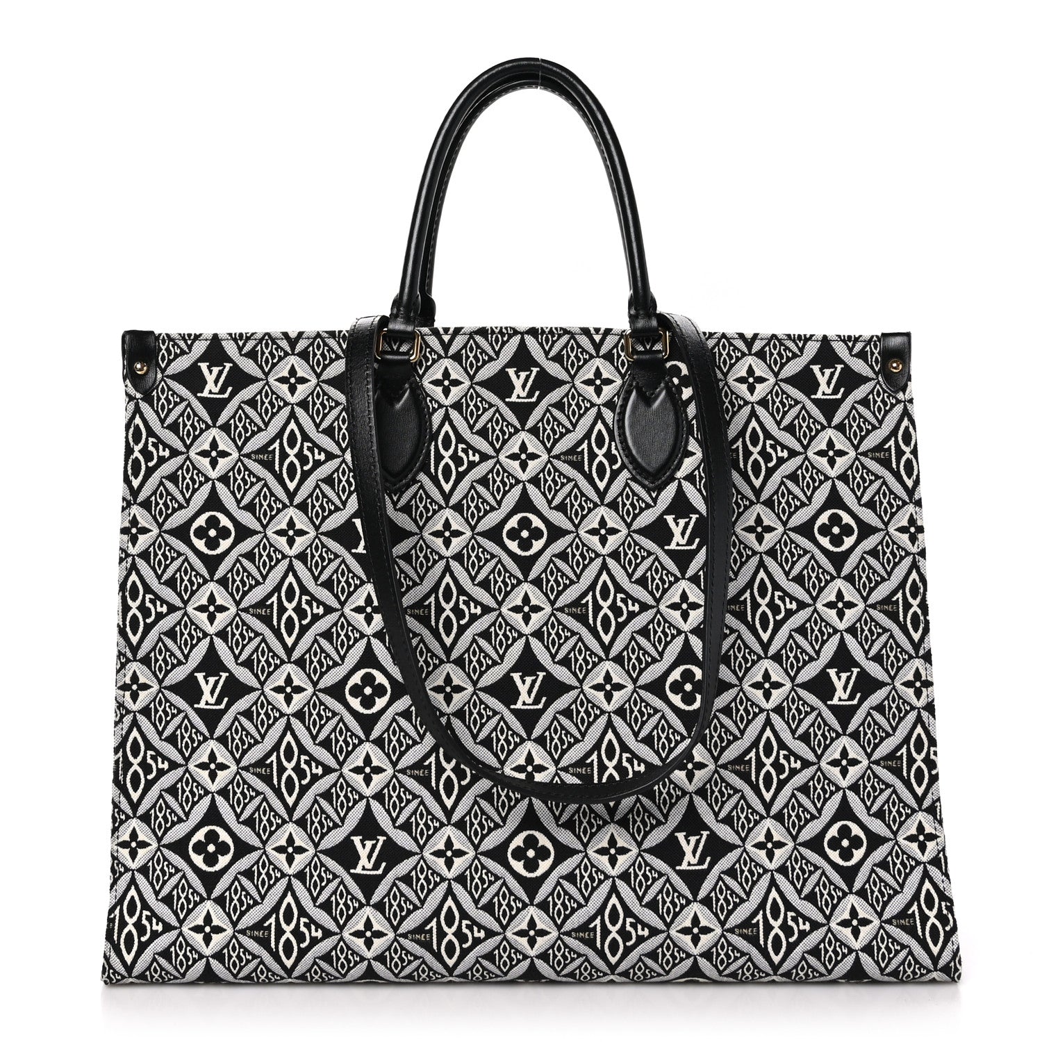 Louis Vuitton Jacquard Since 1854 Onthego GM Grey 1 of 9