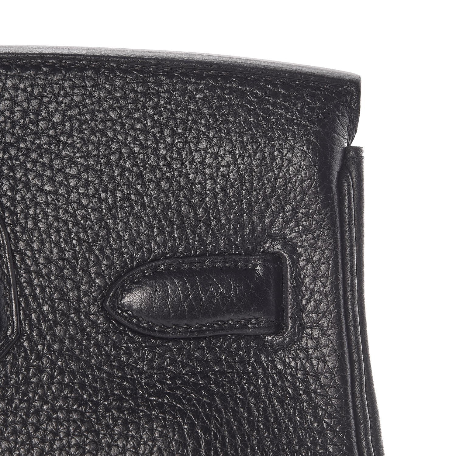 Hermes Taurillon Clemence Birkin 30 Black 9 of 70