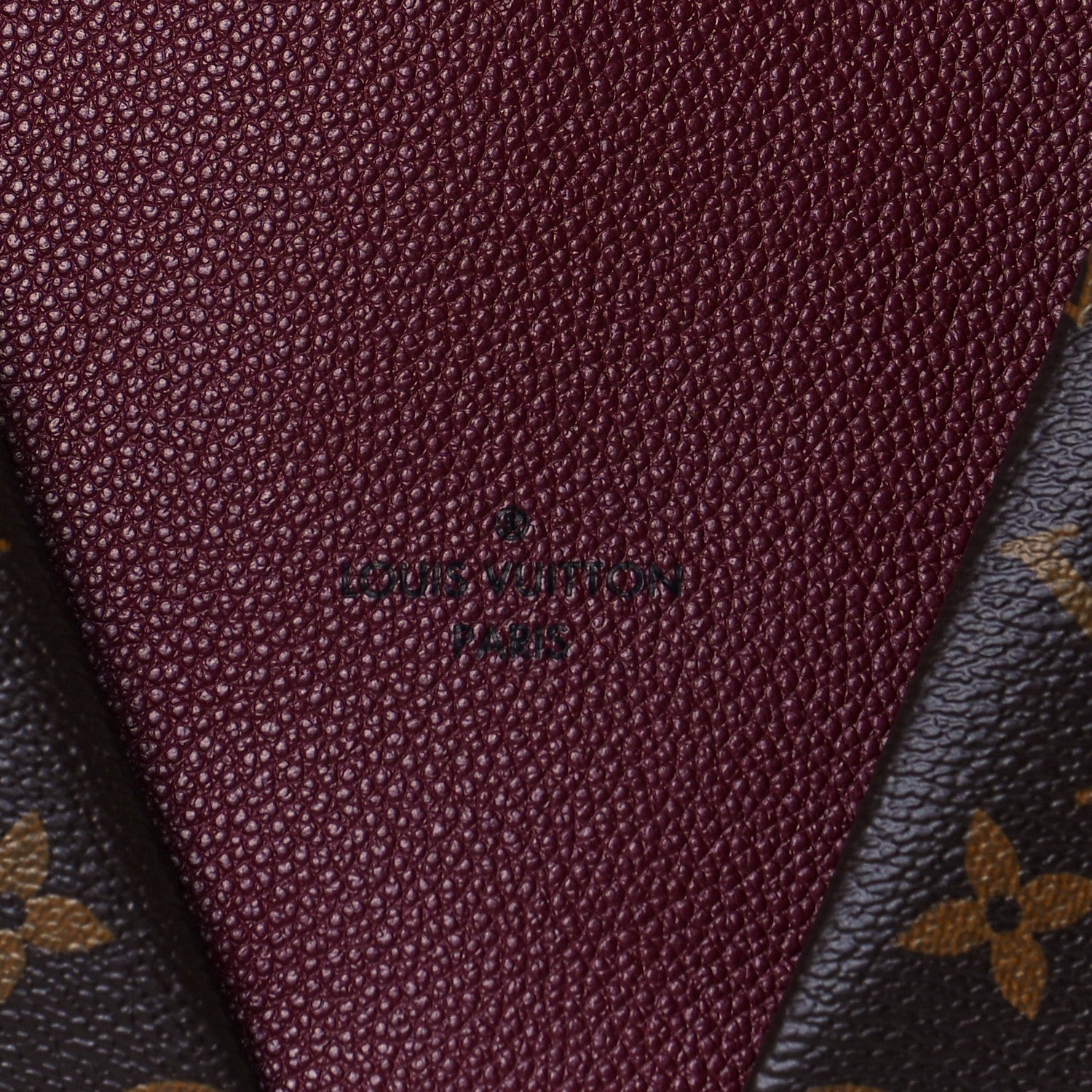 Louis Vuitton Monogram V Tote MM Bordeaux 7 of 8