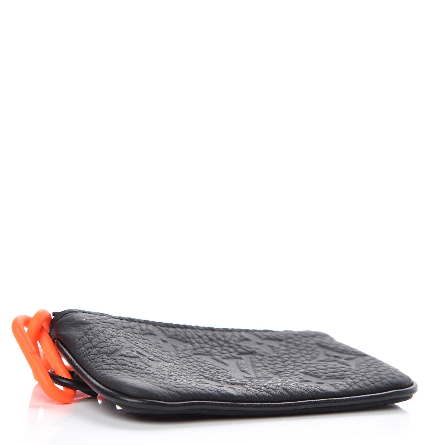 Taurillon Monogram Solar Ray Key Pouch Black