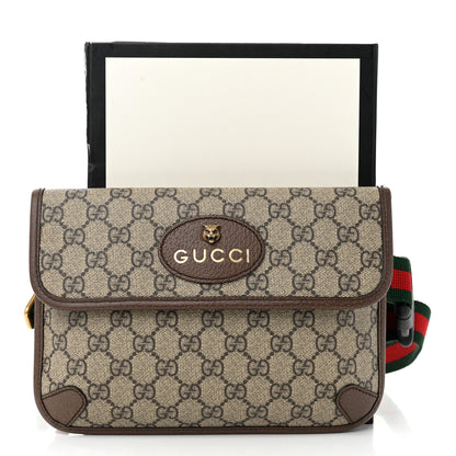 Gucci GG Supreme Monogram Neo Vintage Web Belt Bag Brown 11 of 11