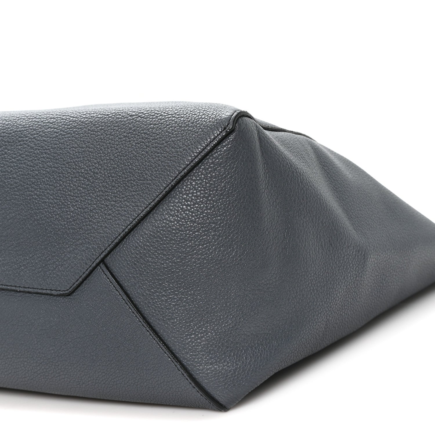 Celine Soft Grained Calfskin Medium Belt Cabas Phantom Dark Sea 9 of 11