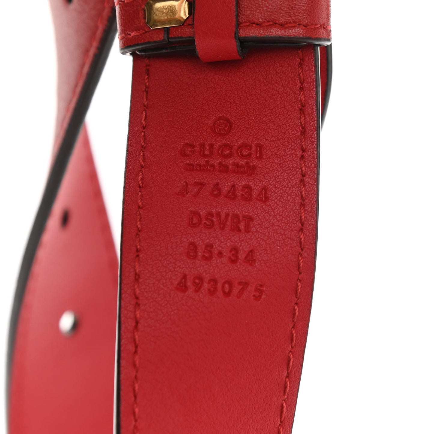 Calfskin Matelasse GG Marmont Belt Bag 85 34 Hibiscus Red