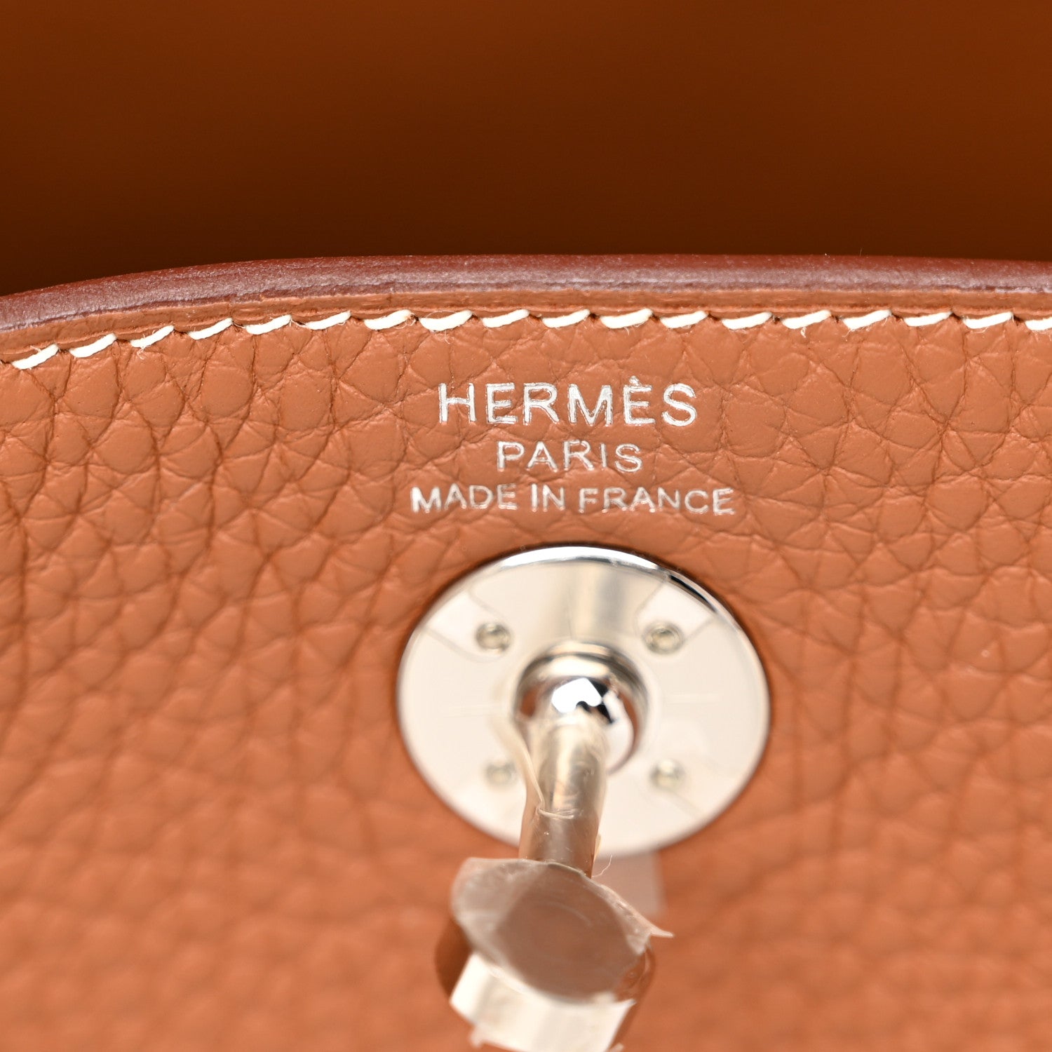 Hermes Taurillon Clemence Mini Lindy 20 Gold 6 of 11