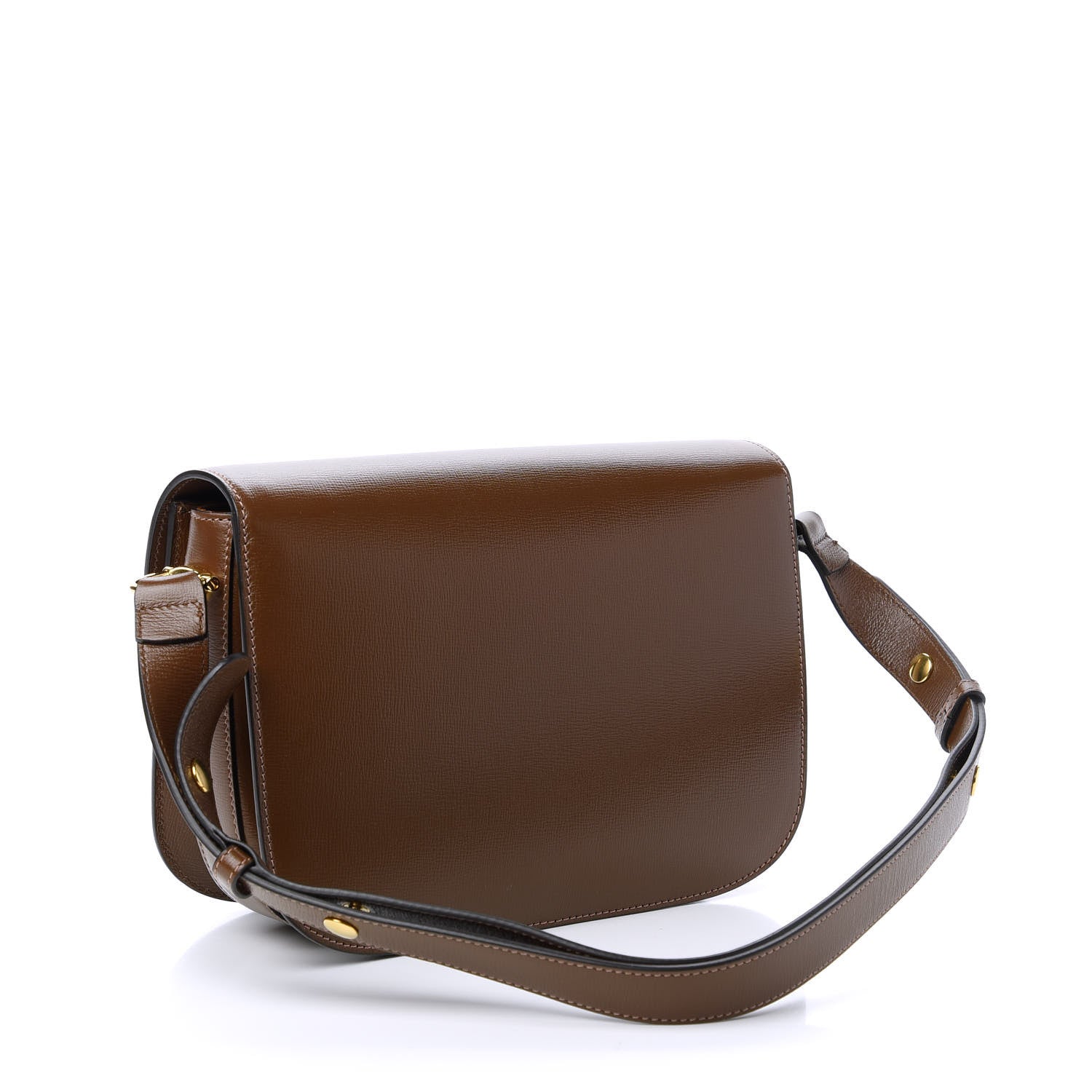 Gucci Azalea Calfskin Horsebit 1955 Shoulder Bag Brown Sugar 3 of 10