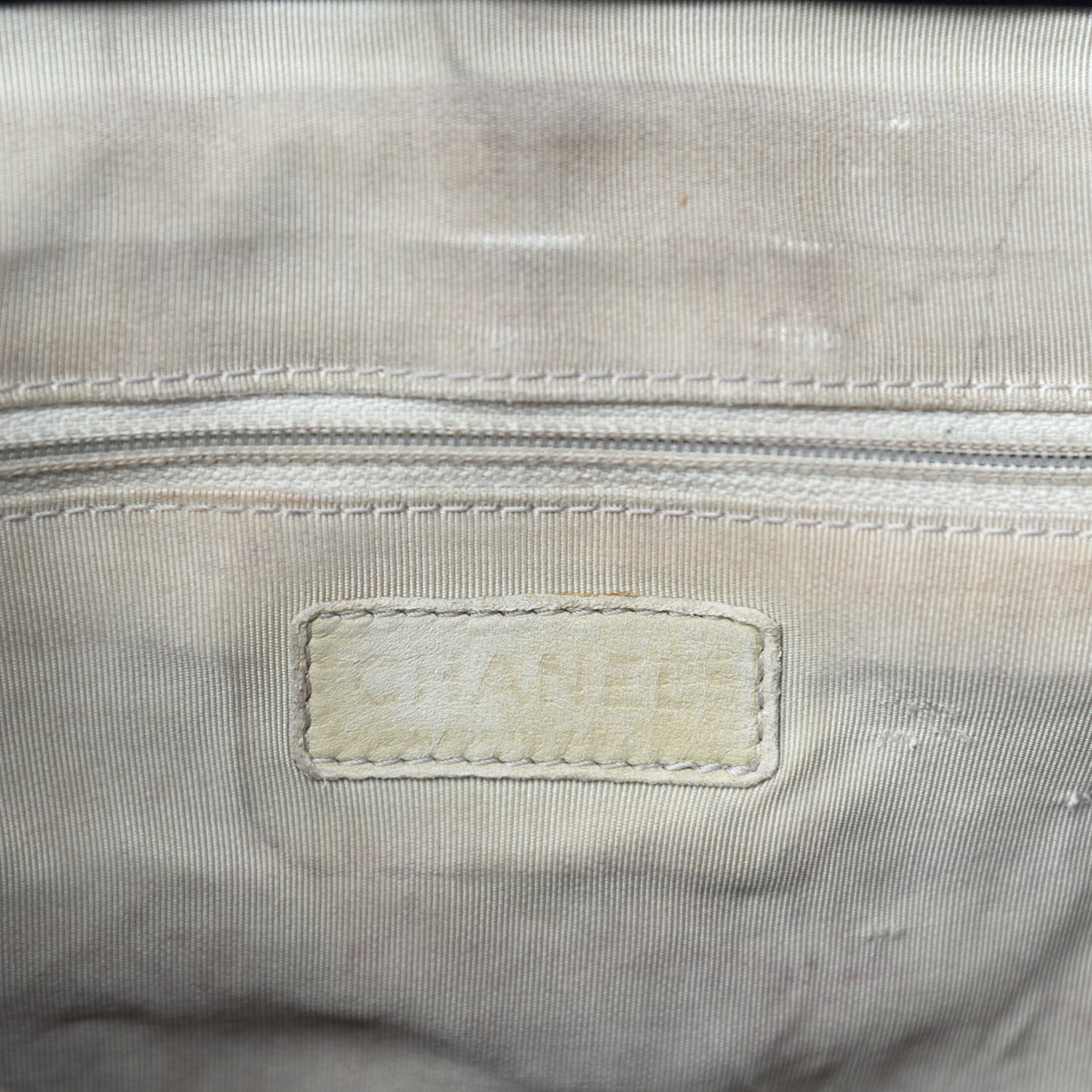Washed Lambskin Quilted Large Chain Around Messenger Black