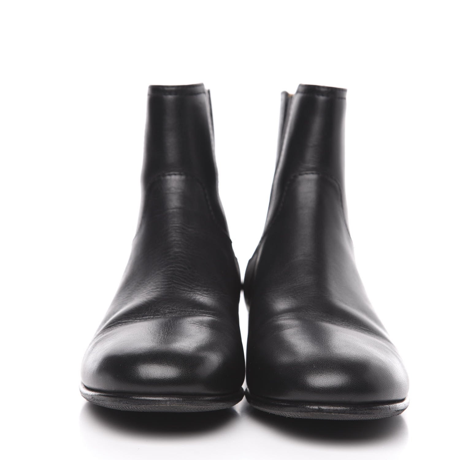 Chanel Calfskin Elastic Short Boots 39.5 Black 2 of 11