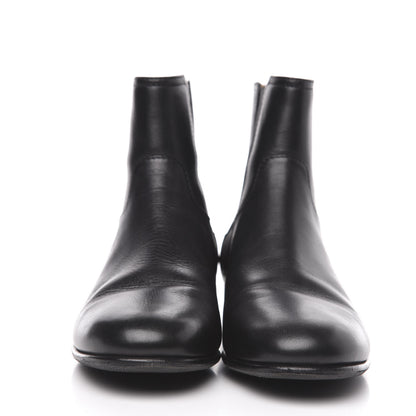 Chanel Calfskin Elastic Short Boots 39.5 Black 2 of 11
