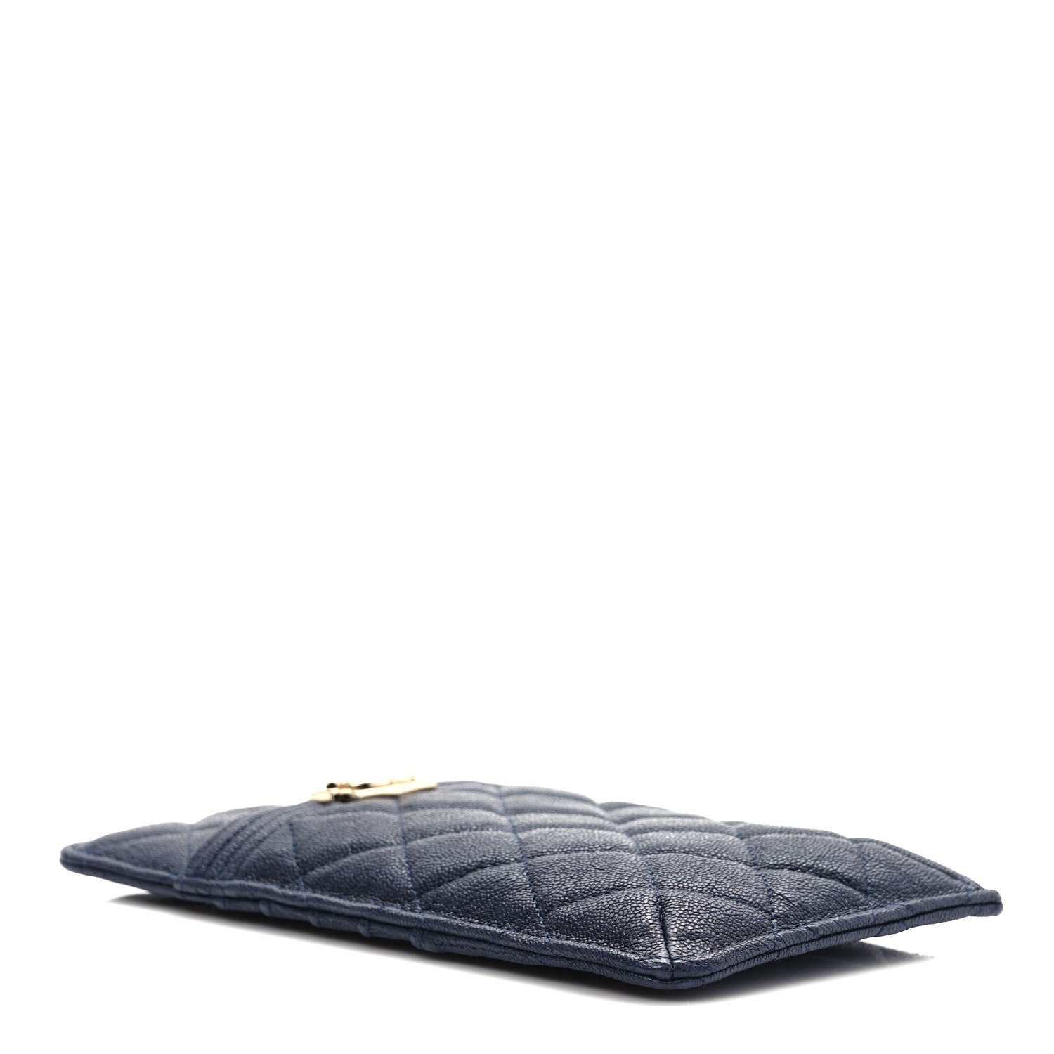 Chanel Caviar Quilted Boy iPhone Pouch Blue 4 of 7