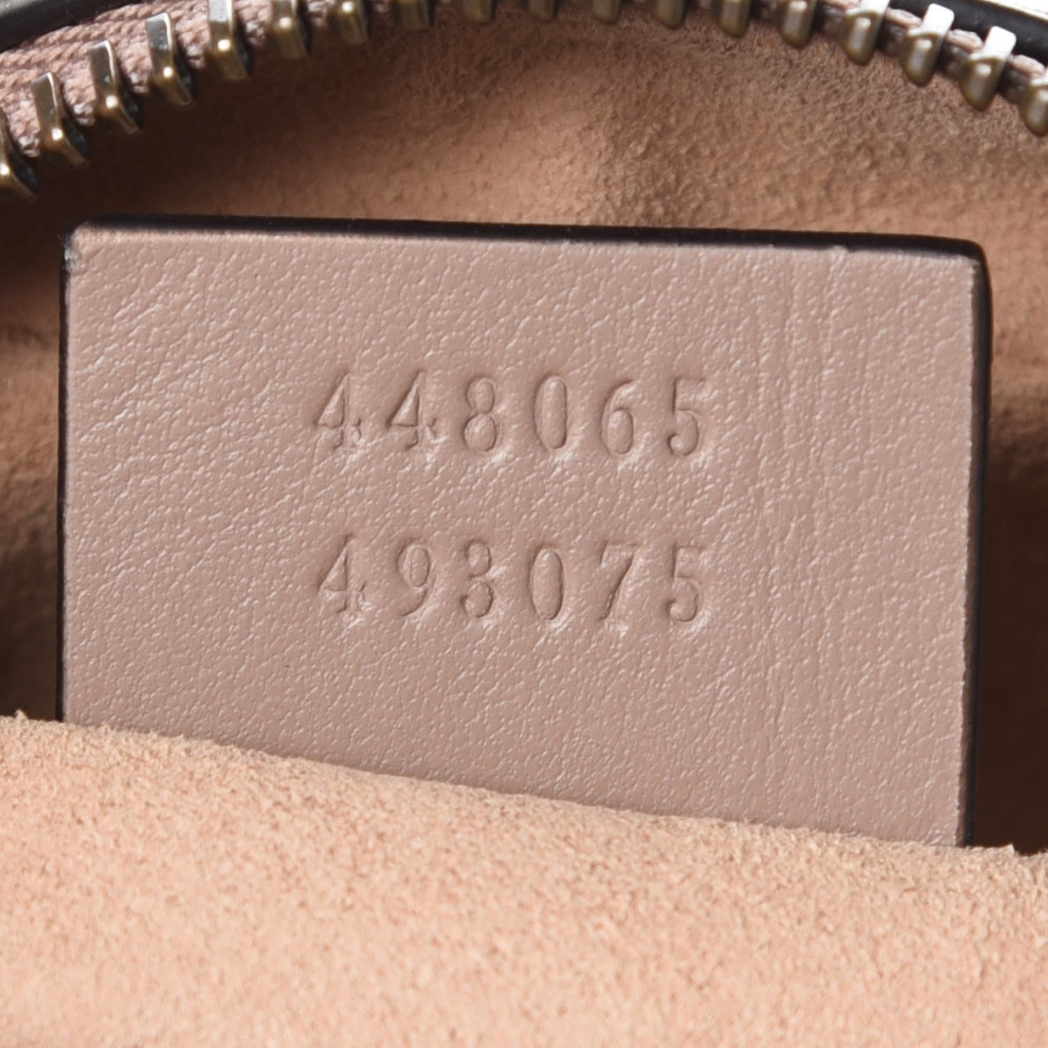 Gucci Calfskin Matelasse Mini GG Marmont Chain Shoulder Bag Nude 7 of 7