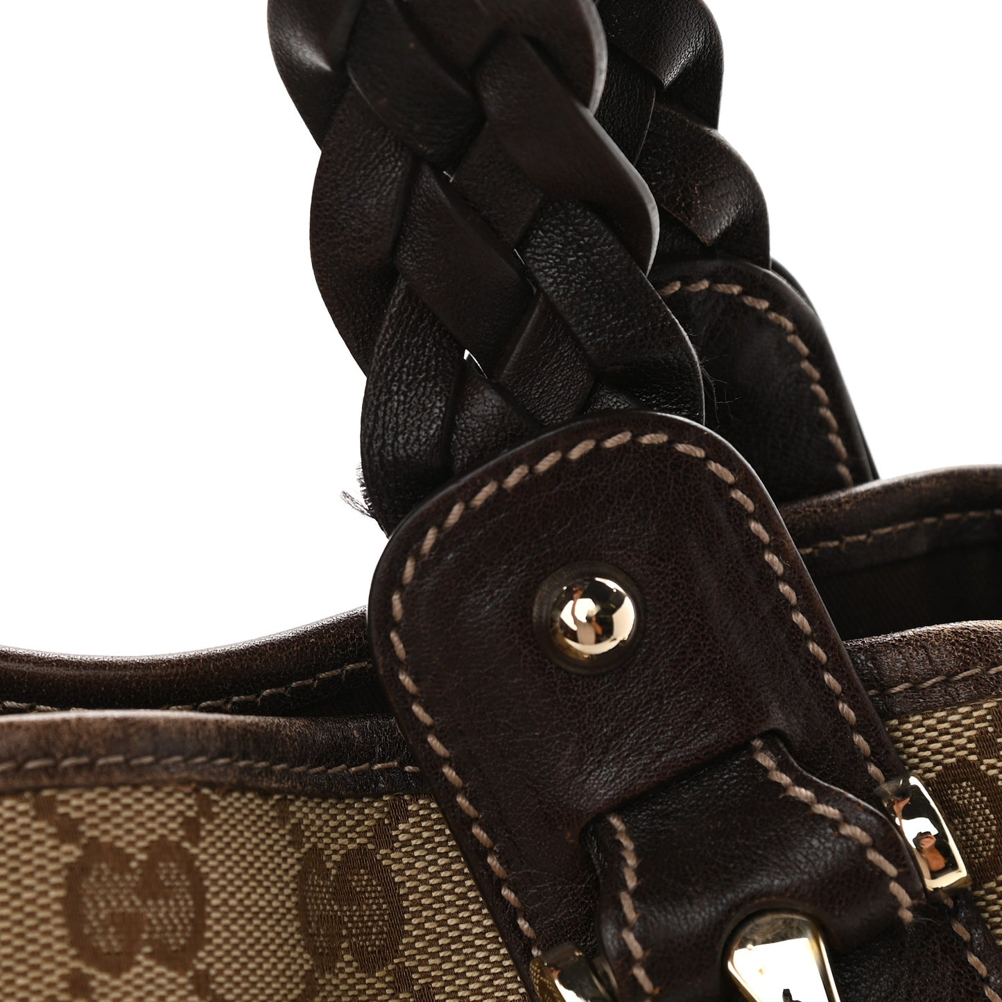 Monogram Medium Pelham Shoulder Bag Dark Brown