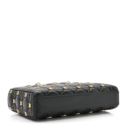 Christian Dior Lambskin Butterfly Cannage Lady D-Joy Black 4 of 10