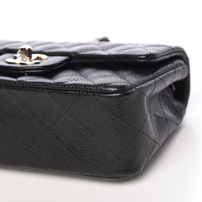 Chanel Caviar Quilted Mini Rectangular Flap Black 10 of 11