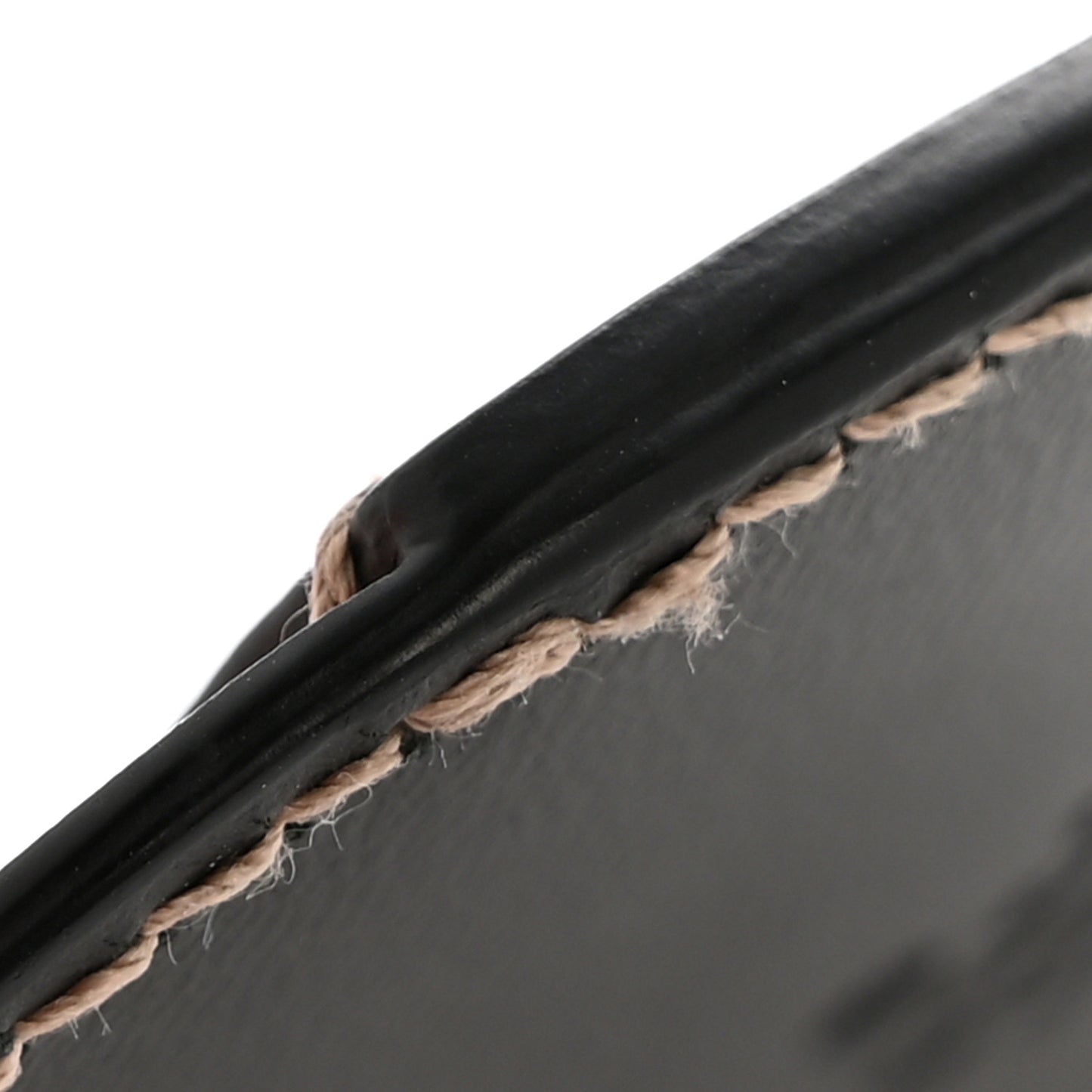Calfskin Luggage Tag Black