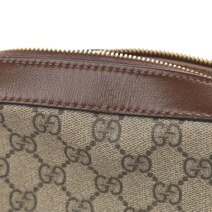 Gucci GG Supreme Monogram Small Horsebit 1955 Shoulder Bag Beige Brown Sugar 13 of 17