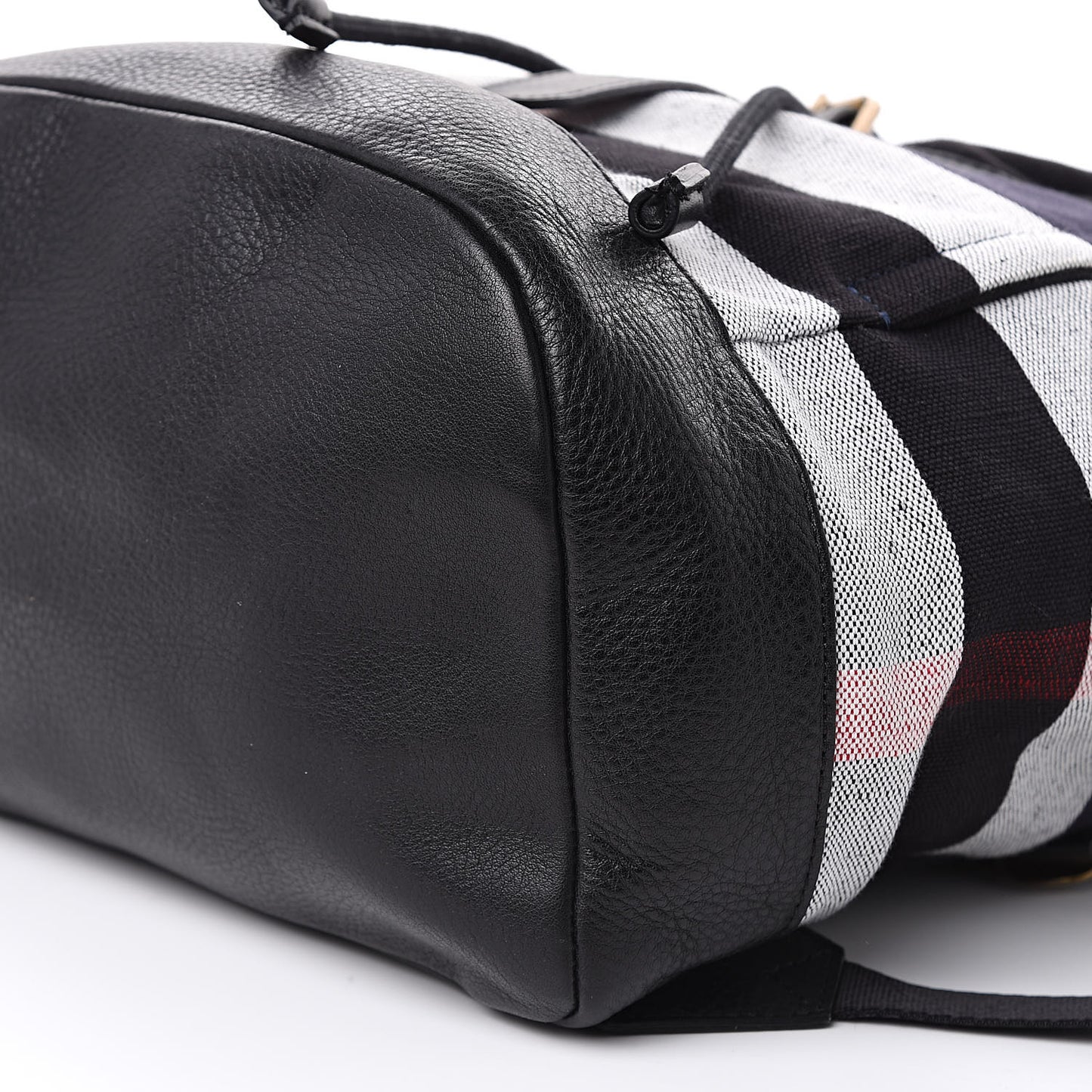Overdyed Canvas Mega Check Drifton Backpack Black