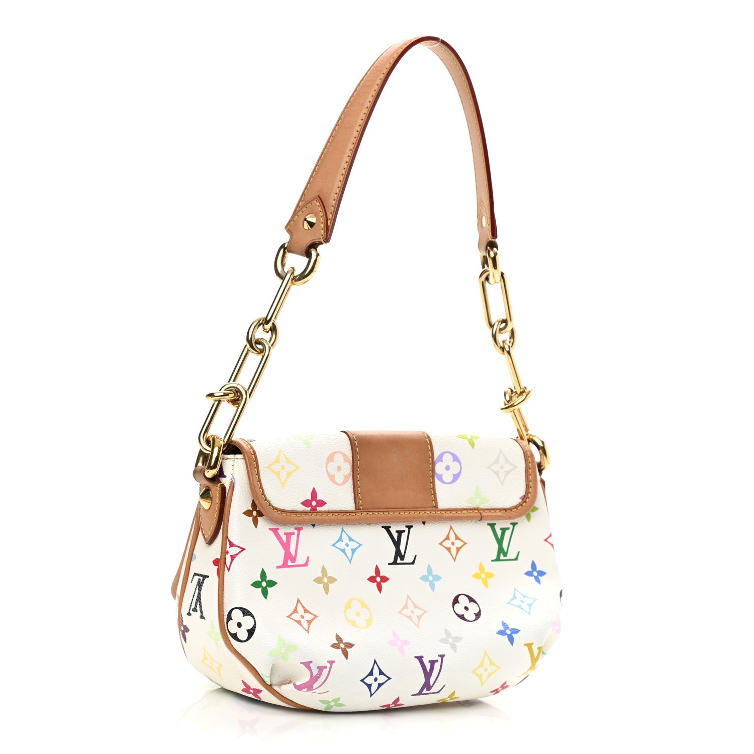 Louis Vuitton Monogram Multicolor Patti White 3 of 11