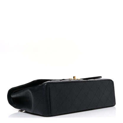Chanel Caviar Quilted Maxi Double Flap Black 4 of 10
