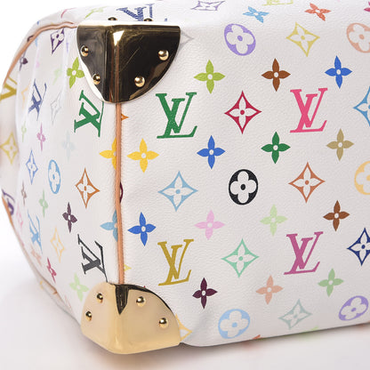 Louis Vuitton Monogram Multicolor Speedy 30 White 7 of 10