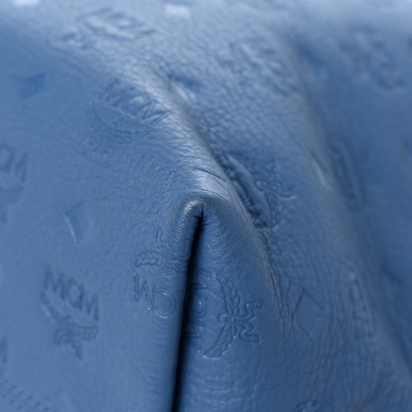 Calfskin Ottomar Monogram Large Klara Hobo Luft Blue
