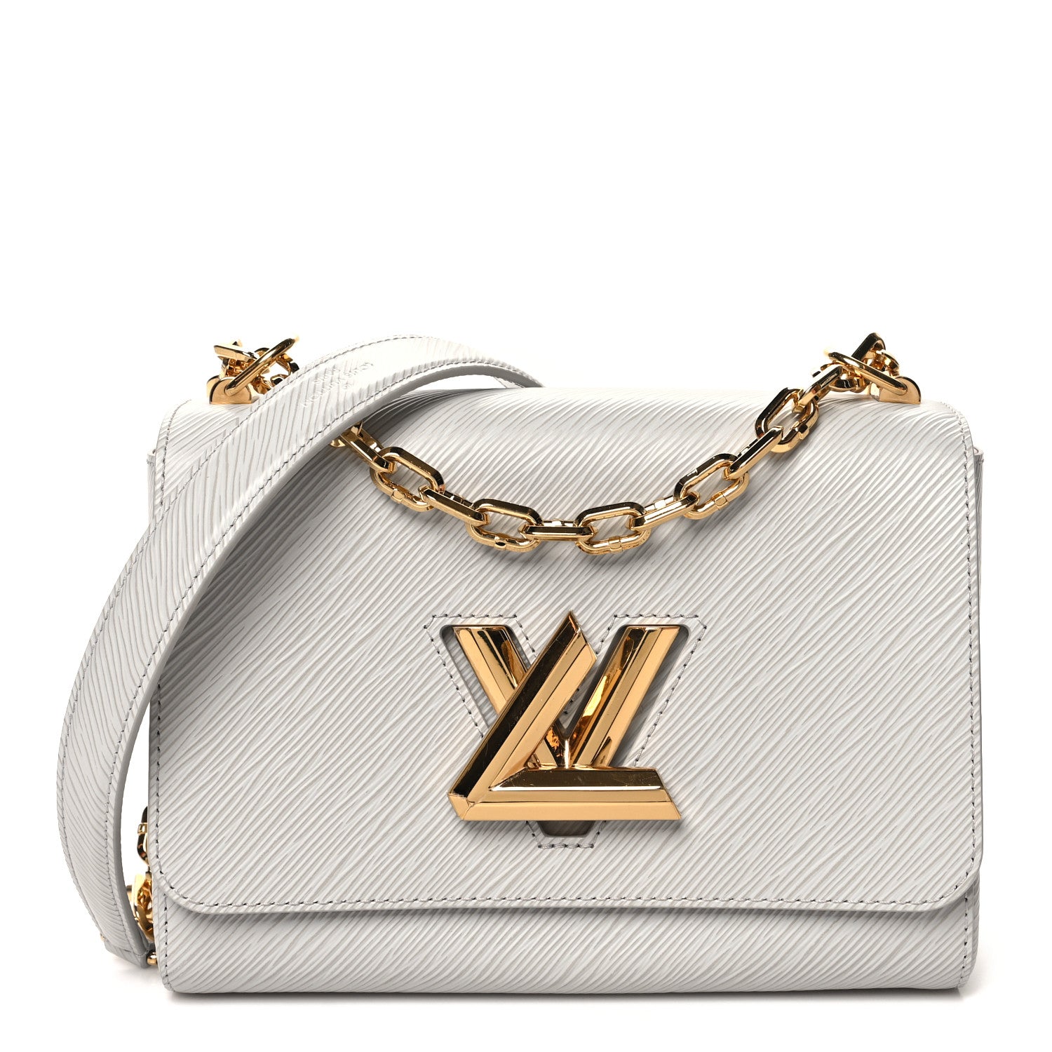 Louis Vuitton Epi Twist Shoulder Bag MM Gris 1 of 10