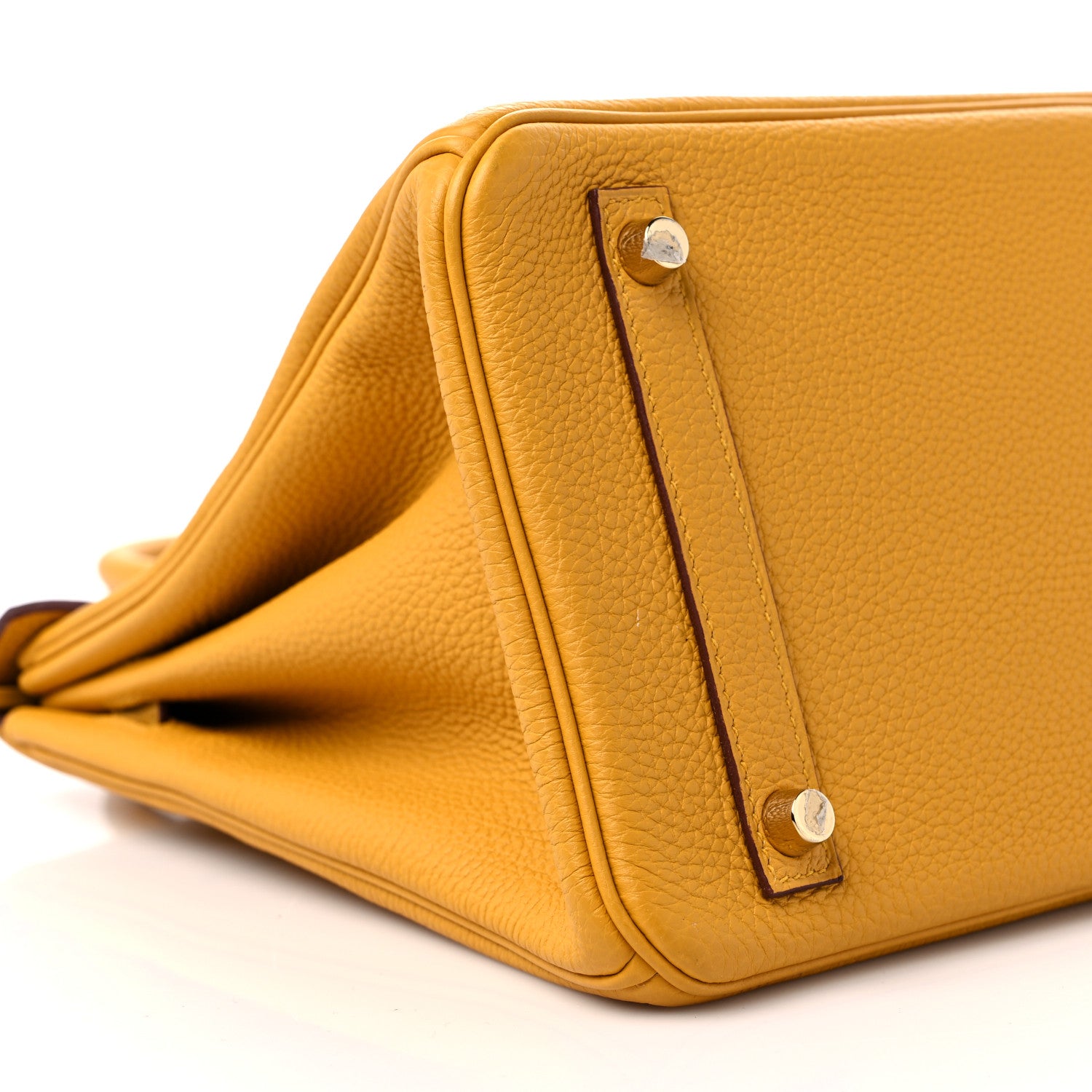 Hermes Togo BIRKIN 30 Jaune Ambre 8 of 9