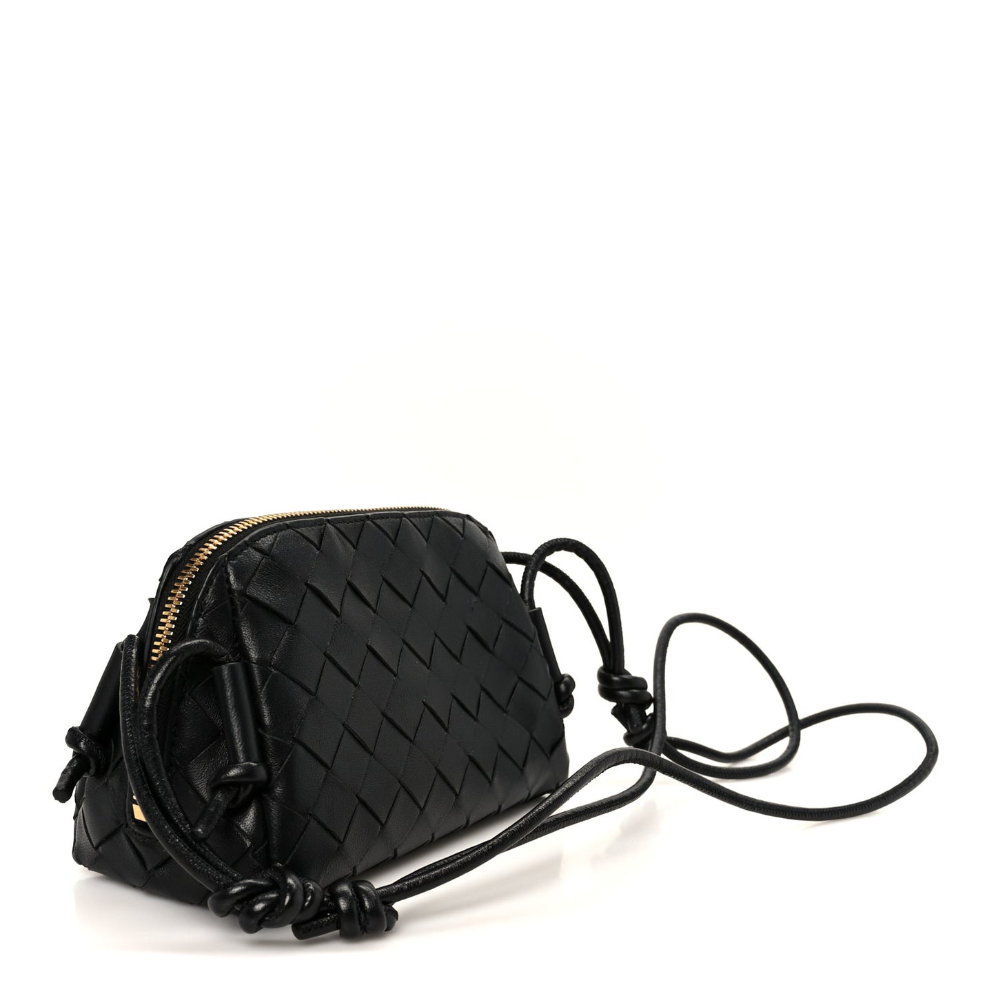 Nappa Intrecciato Concert Pouch Black